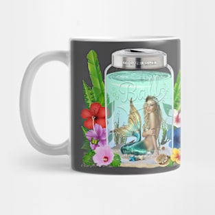 Mermaid in a Mason Jar Mug